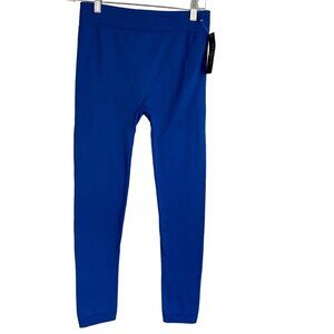 Coco Limon Blue Fleece Leggings with Elastic Waist Size L/XL New with Tags NWT
